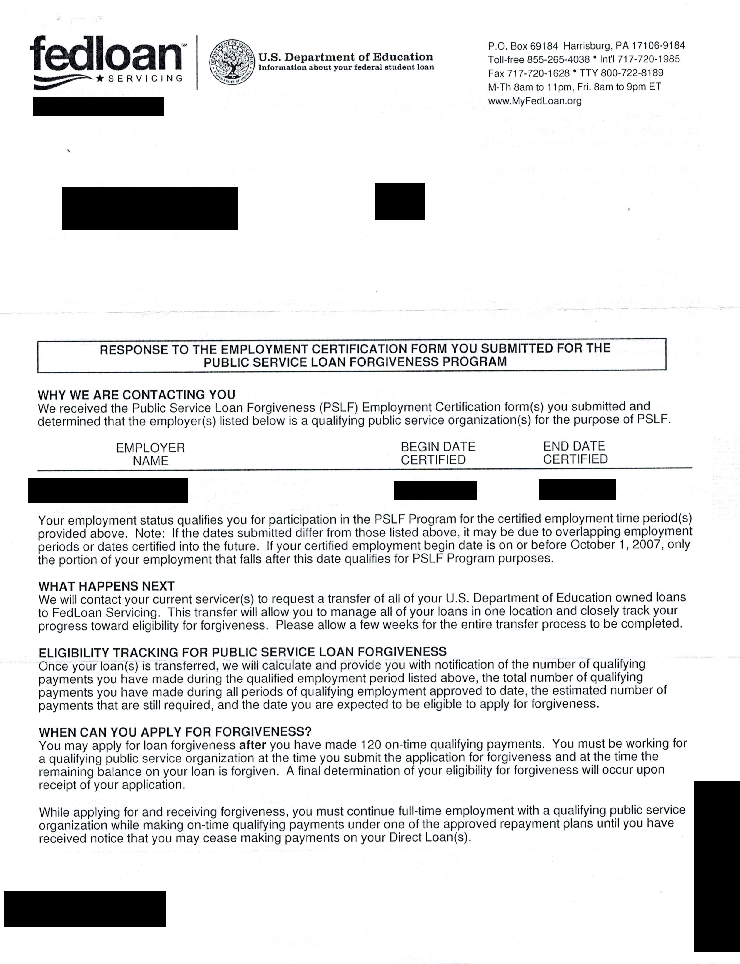 loan deferment form